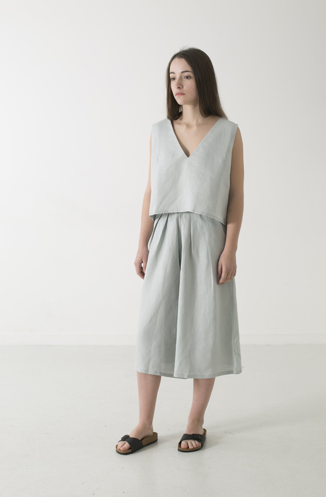 Hemp Linen Culottes - GOOD STUDIOS
