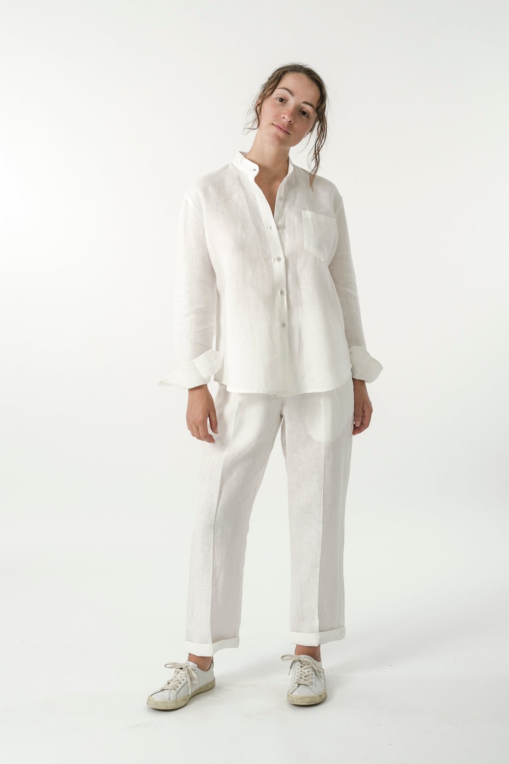 Hemp Linen Pleat Pant - GOOD STUDIOS
