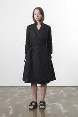 Hemp Linen Wrap Dress - GOOD STUDIOS