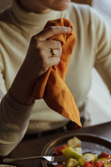 Hemp Linen Zero Waste Napkins - Set of 4