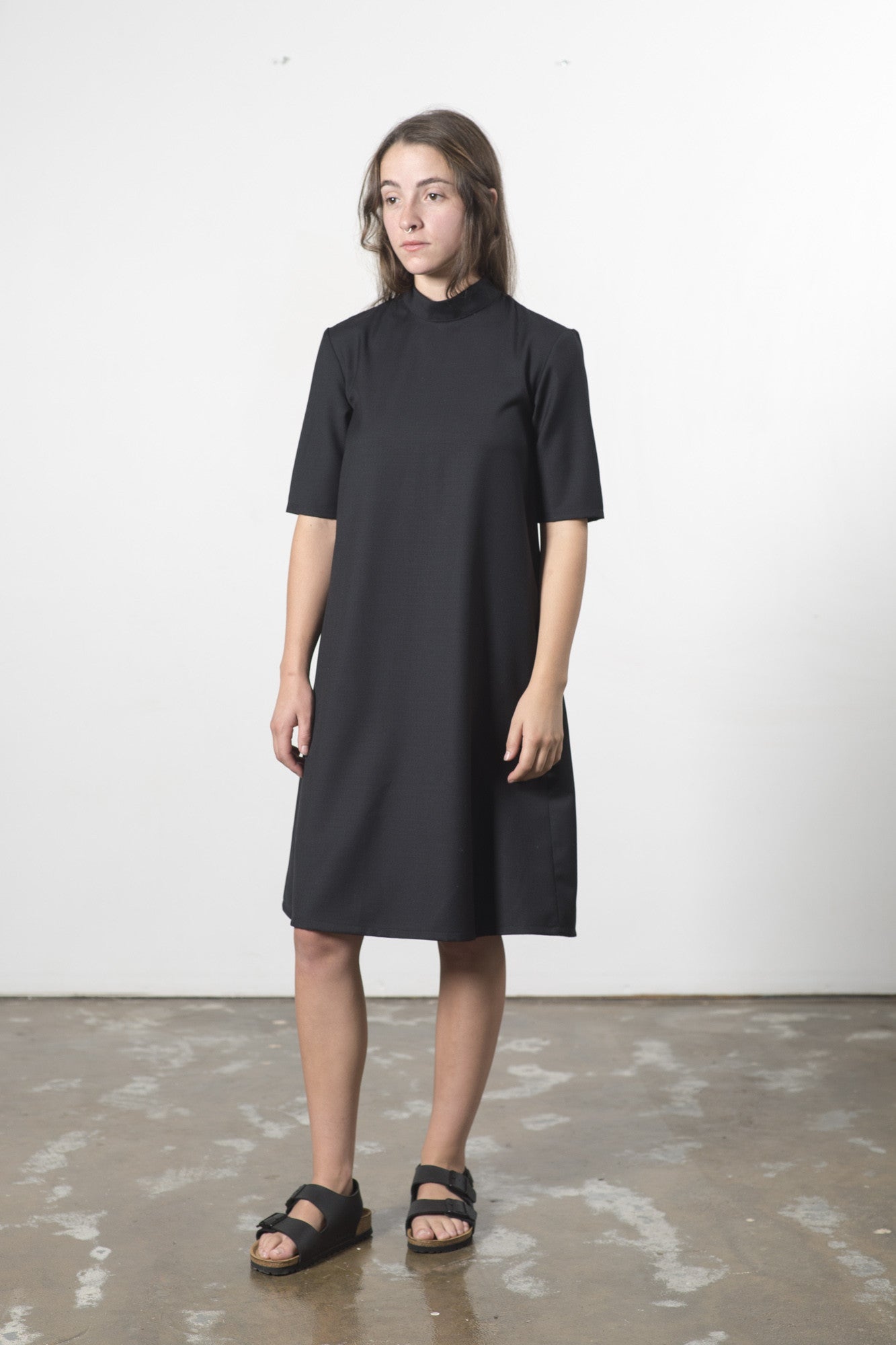 Australian Wool High Neck Dress - GOOD STUDIOS