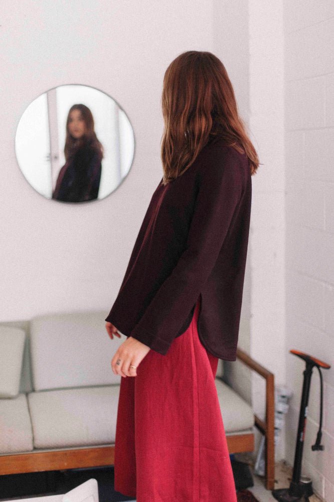 Australian Wool Melton Smock Top - GOOD STUDIOS