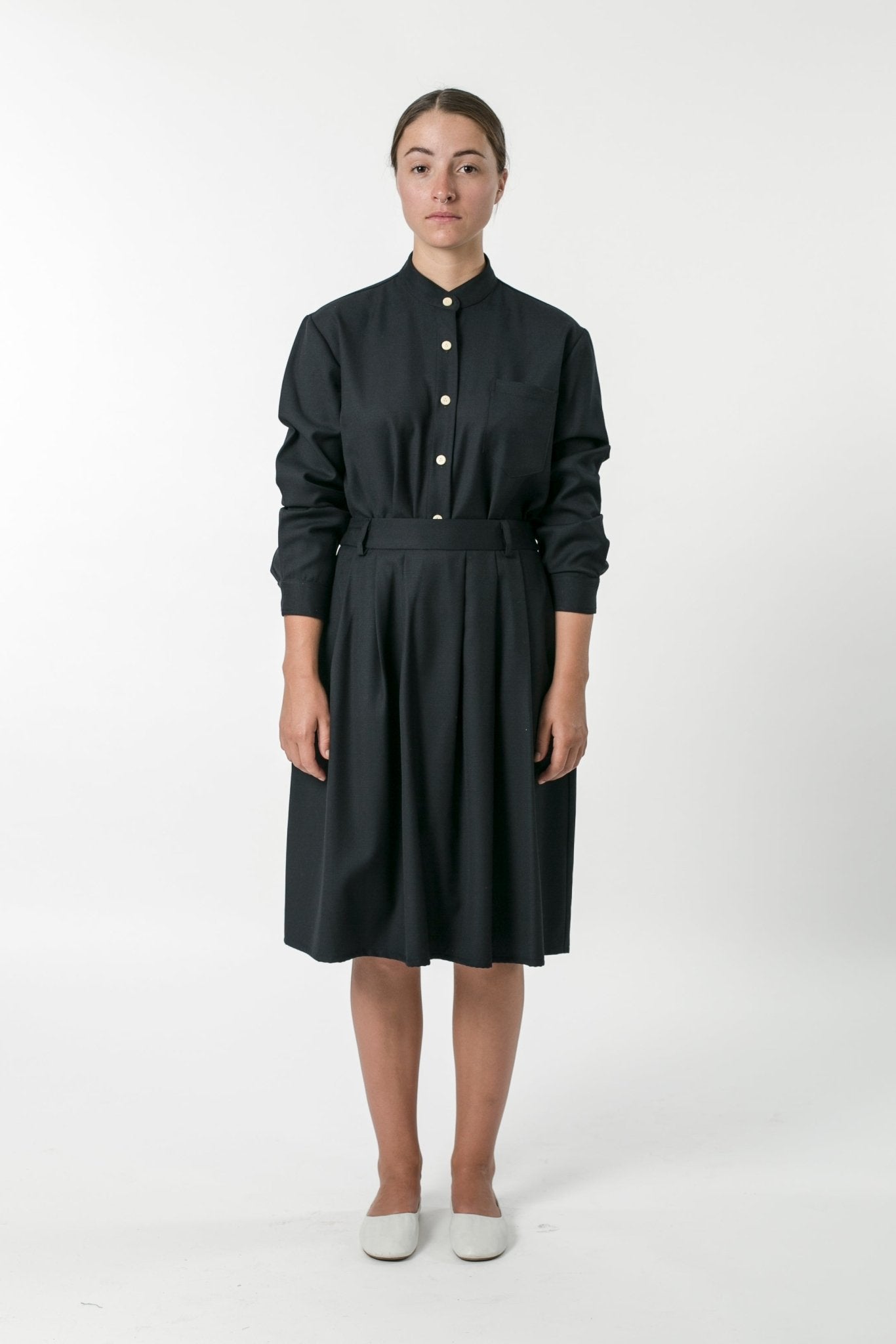 Australian Wool Pleated Skirt - GOOD STUDIOS