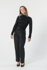 Hemp Corduroy Pleated Pant - GOOD STUDIOS