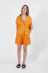 Hemp Linen Short Sleeve Travel Shirt - GOOD STUDIOS