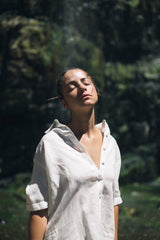 Hemp Linen Short Sleeve Travel Shirt - GOOD STUDIOS