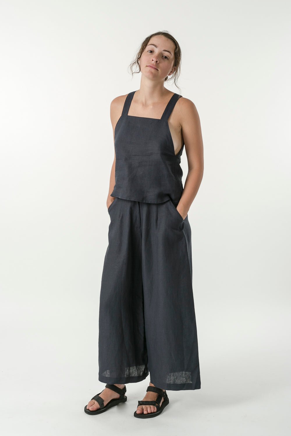 Hemp Linen Wide Leg Pant - GOOD STUDIOS