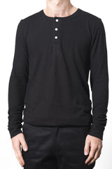 Mens Hemp Jersey Henley Top - GOOD STUDIOS