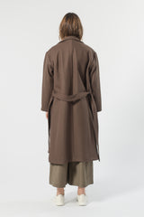 Australian Wool Melton Trench - Cedar