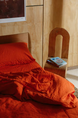 Bell Pepper Hemp Linen Top Sheet
