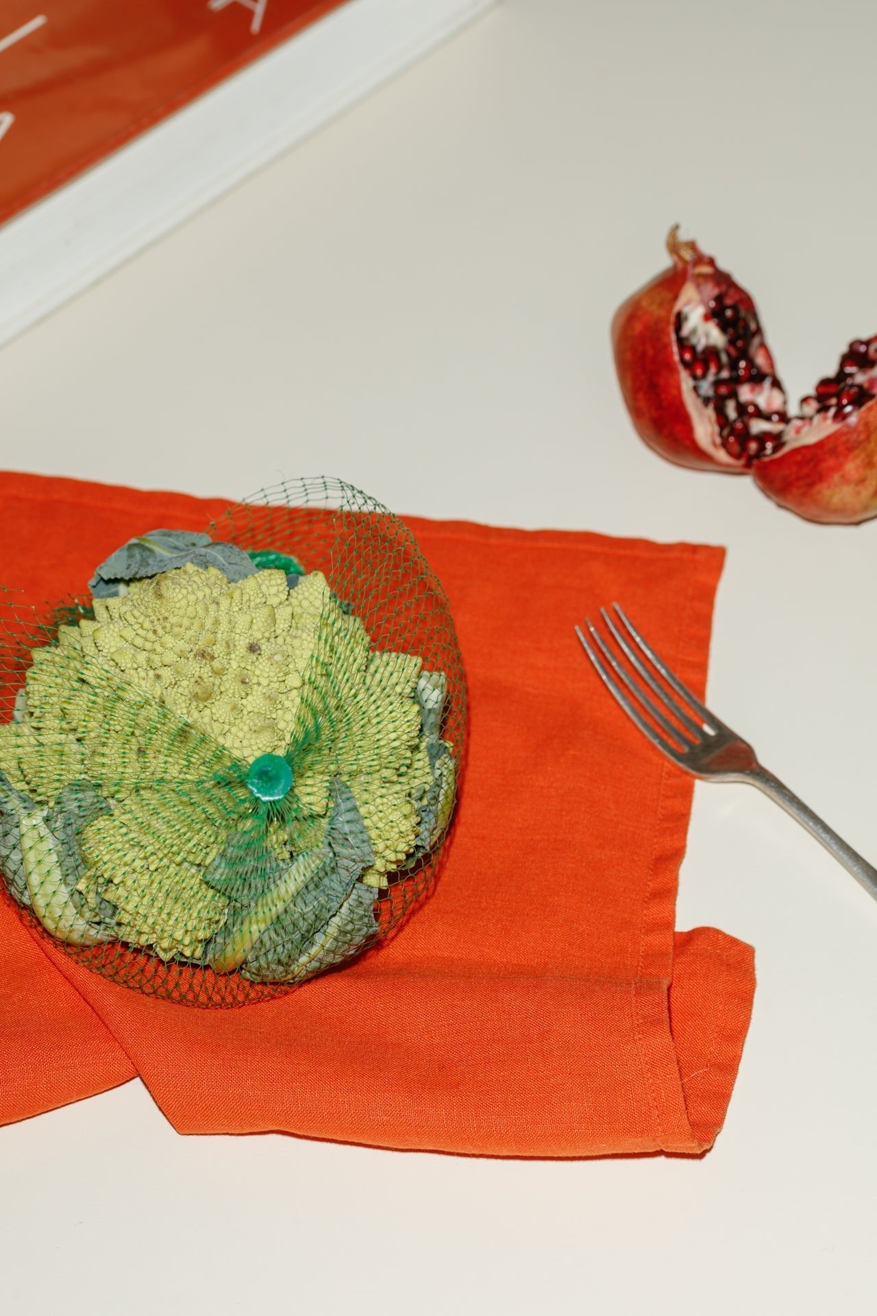Bell Pepper Hemp Linen Zero Waste Napkins - Set of 4