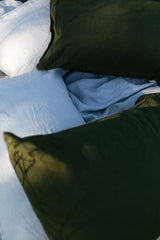 Forest Hemp Linen Fitted Sheet