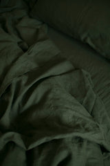 Forest Hemp Linen Quilt Cover