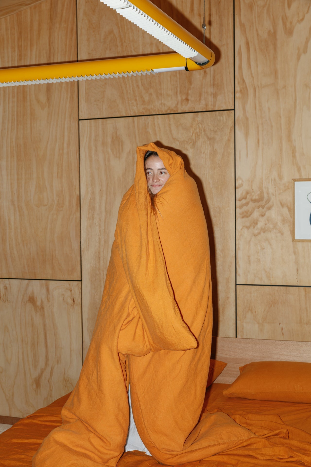 Marigold Hemp Linen Quilt Cover