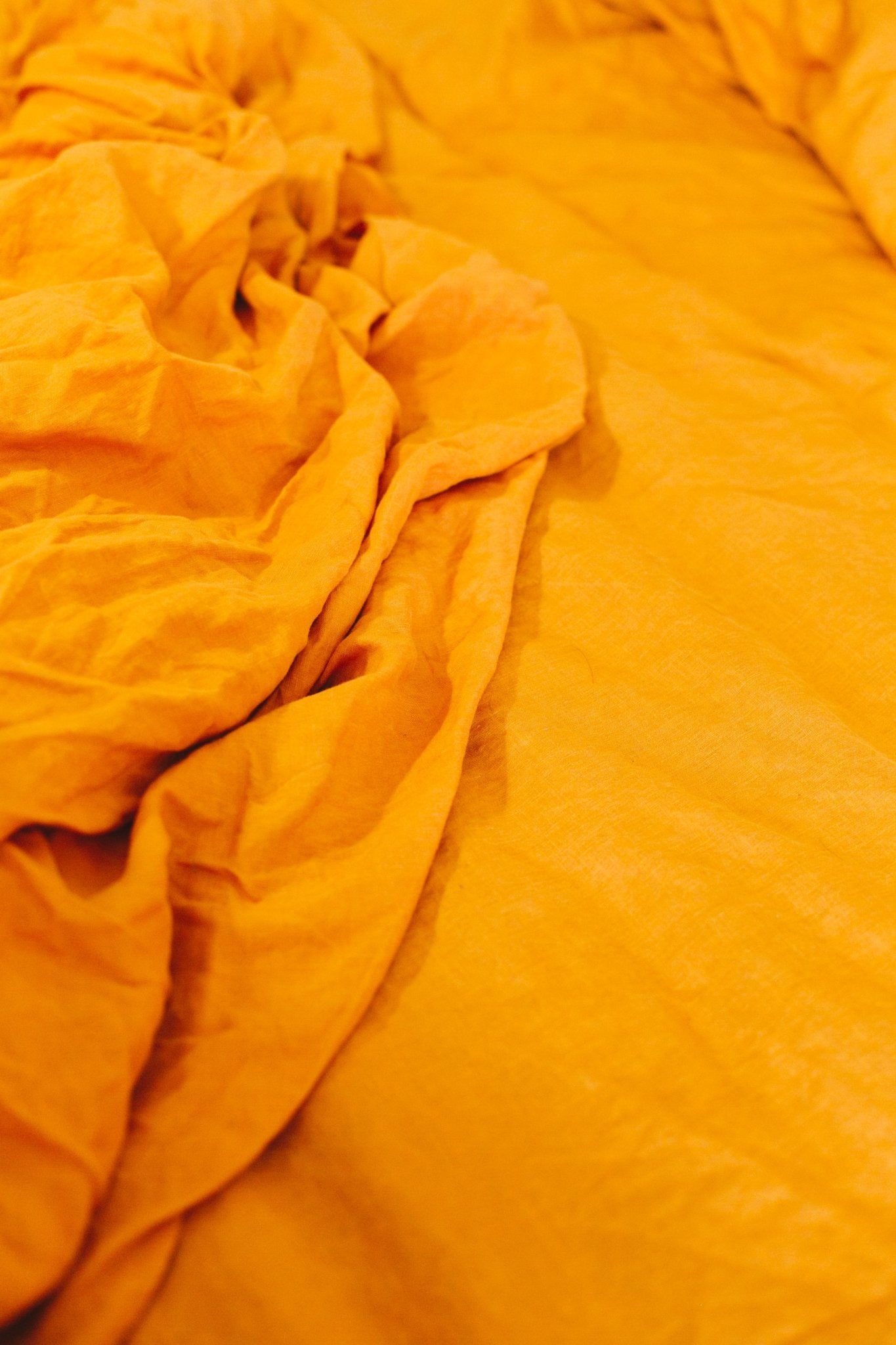 Marigold Hemp Linen Quilt Cover