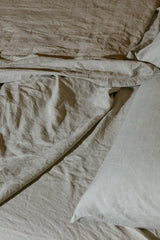 Oatmeal Hemp Linen Quilt Cover