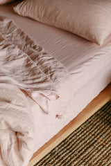 Rose Hemp Linen Bedding Set