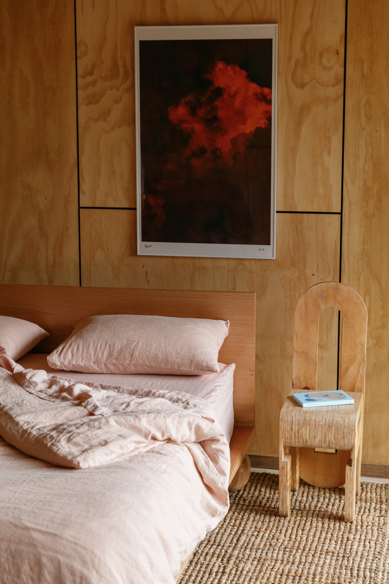 Rose Hemp Linen Quilt Cover