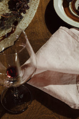 Rose Hemp Linen Zero Waste Napkins - Set of 4