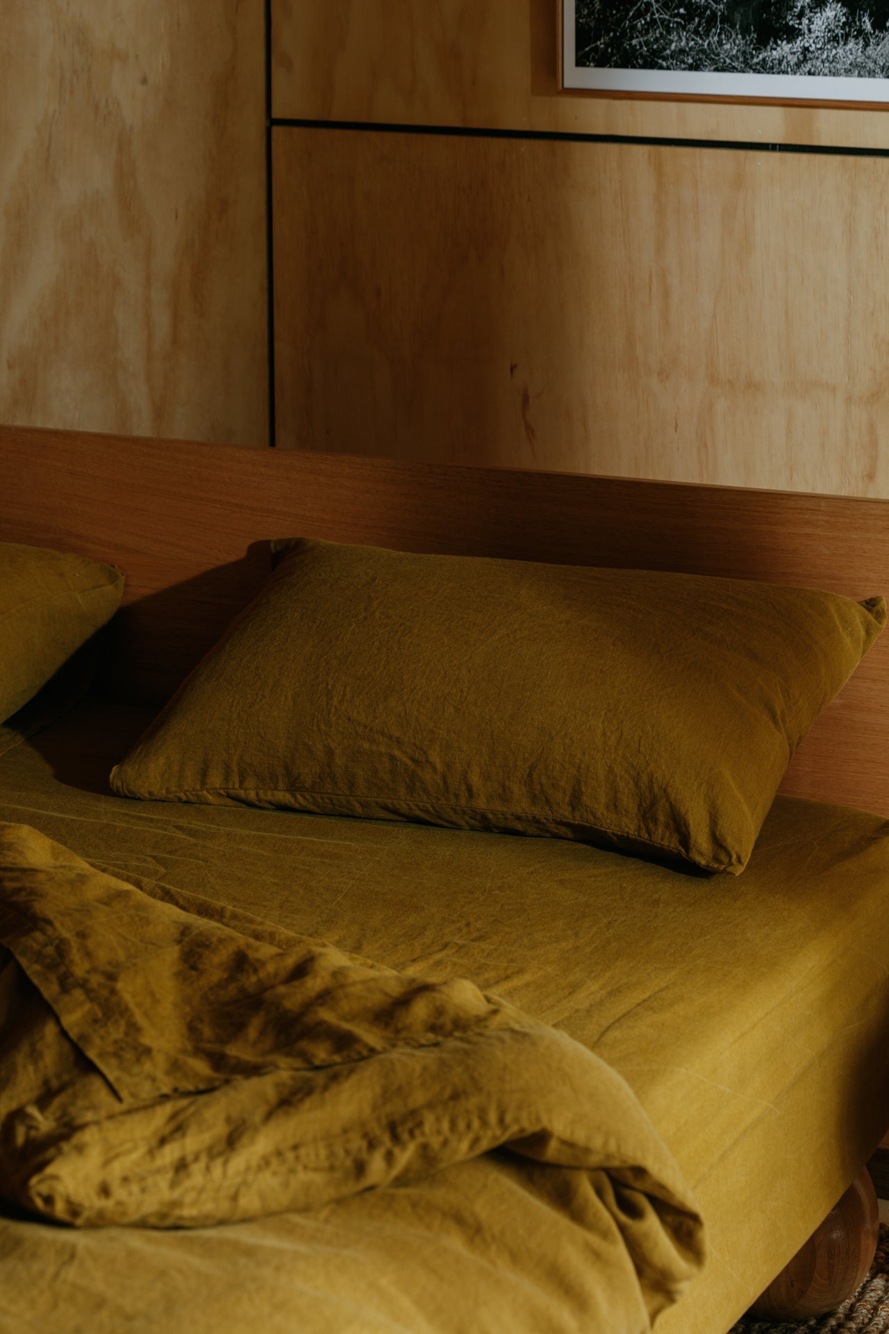 Sicilian Olive Hemp Linen Pillowcase Set
