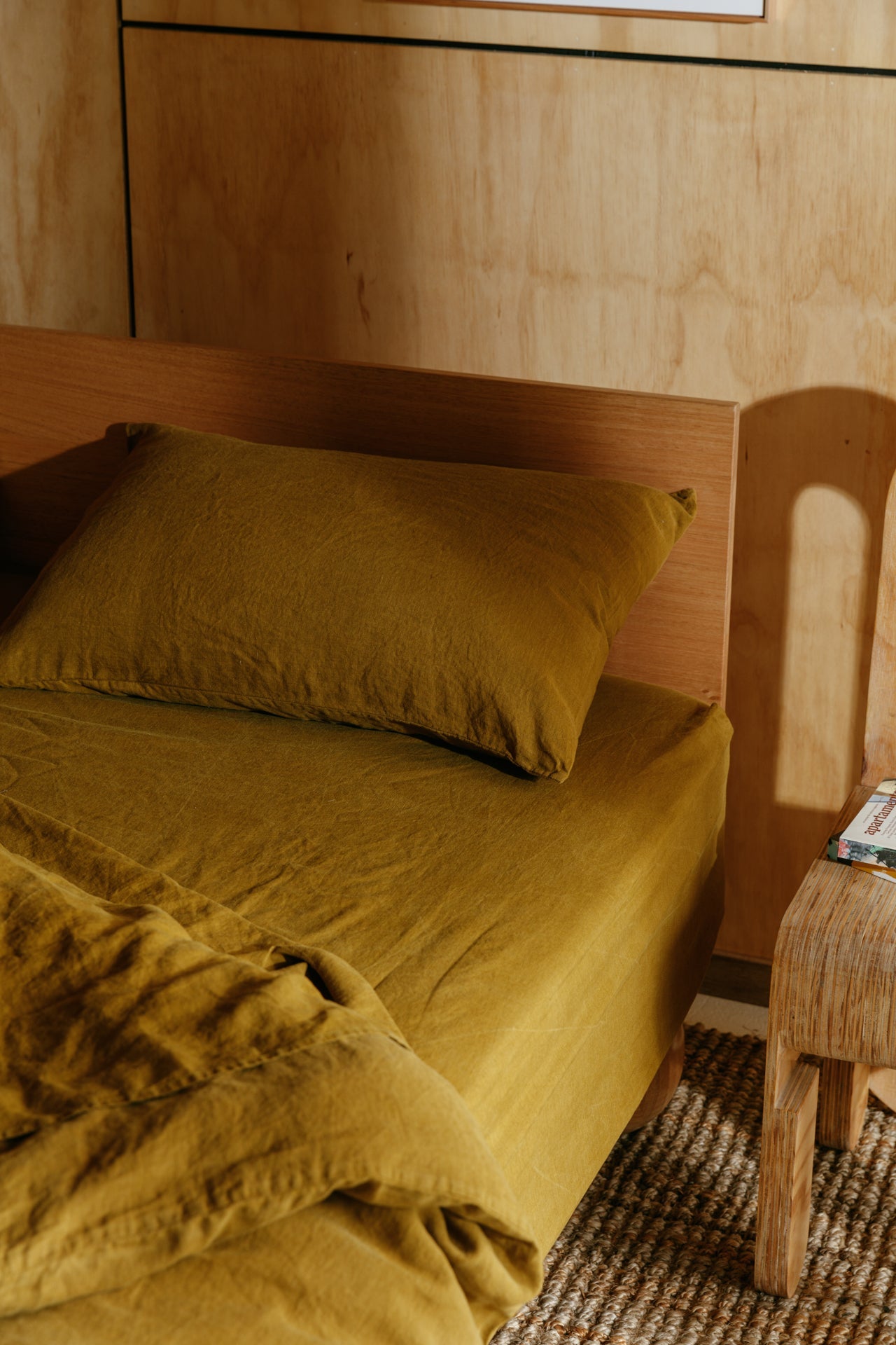Sicilian Olive Hemp Linen Pillowcase Set