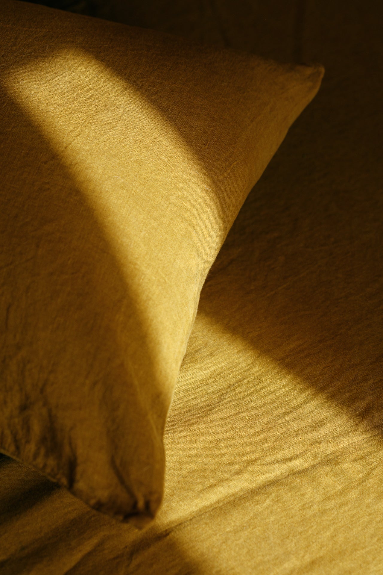 Sicilian Olive Hemp Linen Pillowcase Set