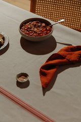 Terracotta Hemp Linen Zero Waste Napkins - Set of 4