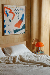 Warm White Hemp Linen Top Sheet