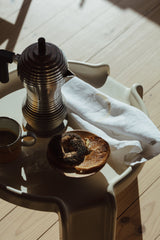 Warm White Hemp Linen Zero Waste Napkins - Set of 4